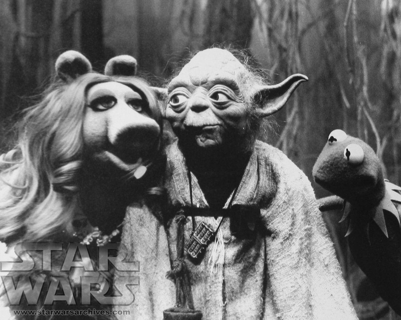 Illustration for article titled Las fotos perdidas del día en que Los Muppets visitaron Star Wars